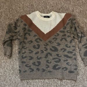 Lulu’s animal print pattern sweater